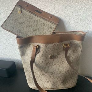 Christian Dior Tote Bag with Pouch